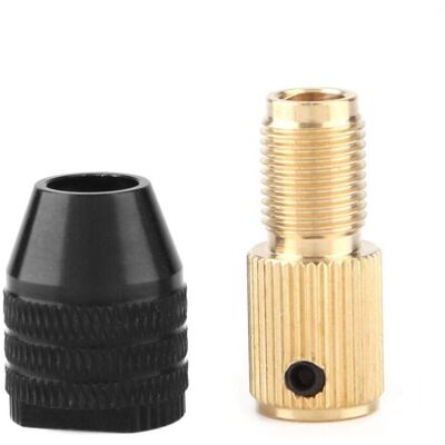 DPZO Mini Portabrocas Autoajustable, Portabrocas Para Mini Taladro Eléctrico, Rango De Sujeción De 0,3 A 3,4 Mm (diámetro De 2 Mm), Accesorio Para Mini Taladros Eléctricos, Para Ejes De Motor. DPZO Mini Portabrocas Autoajustable, Portabrocas Para Mini Taladro Eléctrico, Rango De Sujeción De 0,3 A 3,4 Mm (diámetro De 2 Mm), Accesorio Para Mini Taladros Eléctricos, Para Ejes De Motor.