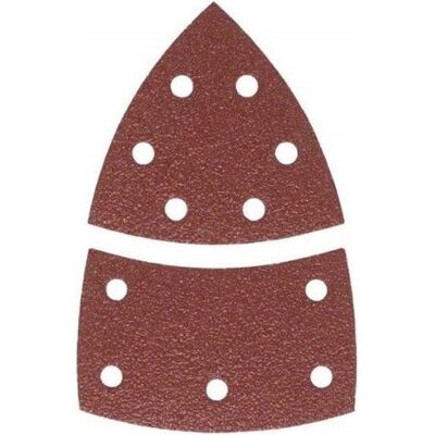 SIOKS Paquete De 10 Hojas Abrasivas, 102 X 62,93 Mm, Grano 40, 11 Agujeros, Para Lijadora Multiusos, Madera Y Metal. SIOKS Paquete De 10 Hojas Abrasivas, 102 X 62,93 Mm, Grano 40, 11 Agujeros, Para Lijadora Multiusos, Madera Y Metal.