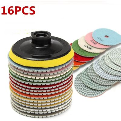 NO BRAND Cuchillas De Diamante Para Moler Agua Dulce De 4 Pulgadas (100 Mm), Paquete De 16 Unidades. NO BRAND Cuchillas De Diamante Para Moler Agua Dulce De 4 Pulgadas (100 Mm), Paquete De 16 Unidades.