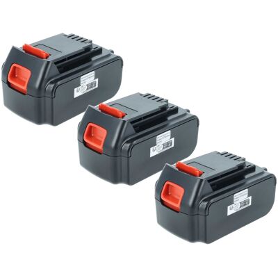 Vhbw 3x Batería Reemplaza Black & Decker Lbxr20 Lbx20, Lb20, Lbxr2020, Lbxr20b, Lb2x4020 Para Herramienta (4000 Mah, Li-ion, 20 V) Vhbw 3x Batería Reemplaza Black & Decker Lbxr20 Lbx20, Lb20, Lbxr2020, Lbxr20b, Lb2x4020 Para Herramienta (4000 Mah, Li-ion, 20 V)