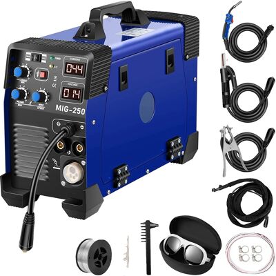 OEM Soldadora Mig, 250 Amperios, 220 V, Velocidad Del Alambre 2,2-12 M/min, Dimensiones 18,1 X 7,5 X 13 Pulgadas, Peso 18,5 Libras. OEM Soldadora Mig, 250 Amperios, 220 V, Velocidad Del Alambre 2,2-12 M/min, Dimensiones 18,1 X 7,5 X 13 Pulgadas, Peso 18,5 Libras.