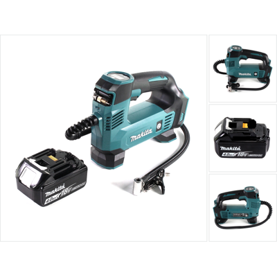 Makita Dmp 180 M1 Compresor Sin Cable 18 V 8,3 Bar + 1x Batería 4,0 Ah - Sin Cargador Makita Dmp 180 M1 Compresor Sin Cable 18 V 8,3 Bar + 1x Batería 4,0 Ah - Sin Cargador