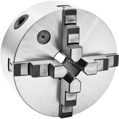 Vidaxl Mandril De Torno Autocentrante De 4 Mordazas 160 Mm Acero K12 160 Vidaxl Mandril De Torno Autocentrante De 4 Mordazas 160 Mm Acero K12 160