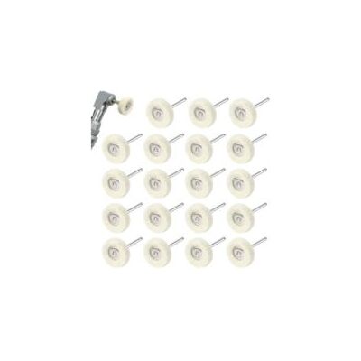 OEM 20 Discos De Pulido De 25 Mm Para Taladro, Almohadillas De Pulido De Lana, Accesorios De Perforación - Crezuo OEM 20 Discos De Pulido De 25 Mm Para Taladro, Almohadillas De Pulido De Lana, Accesorios De Perforación - Crezuo
