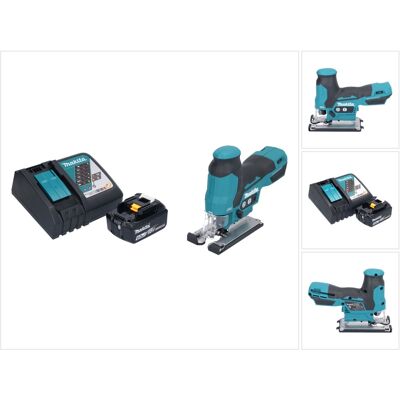 Sierra De Vaivén Sin Cable Makita Djv 185 Rg1 18 V Sin Escobillas + 1x Batería Recargable 6,0 Ah + Cargador Sierra De Vaivén Sin Cable Makita Djv 185 Rg1 18 V Sin Escobillas + 1x Batería Recargable 6,0 Ah + Cargador