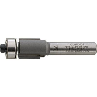 GUHDO - Fresa de nivelado, Herramienta de madera, ø 12,7 mm, 25 mm largo útil - Herramienta de carpintería GUHDO - Fresa de nivelado, Herramienta de madera, ø 12,7 mm, 25 mm largo útil - Herramienta de carpintería