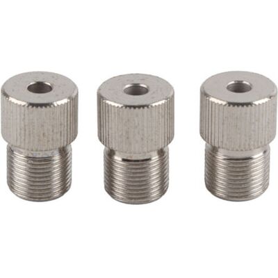 FOCTRO Adaptador De Huso Para Portabrocas, 3 Piezas De 5 Mm, Accesorio Para Taladros Para Trabajar La Madera, De Acero De Alto Carbono, Para Uso Doméstico Y Profesional. FOCTRO Adaptador De Huso Para Portabrocas, 3 Piezas De 5 Mm, Accesorio Para Taladros Para Trabajar La Madera, De Acero De Alto Carbono, Para Uso Doméstico Y Profesional.