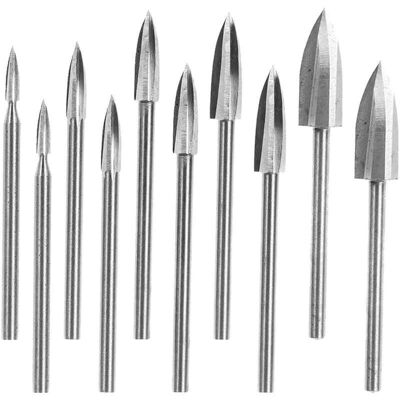 OEM Juego De 10 Brocas Para Tallar Y Grabar Madera - Broca Para Grabar - Broca Para Madera - Bricolaje - Apto Para Herramientas Rotativas -crezuo OEM Juego De 10 Brocas Para Tallar Y Grabar Madera - Broca Para Grabar - Broca Para Madera - Bricolaje - Apto Para Herramientas Rotativas -crezuo
