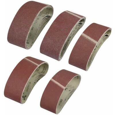 OEM Juego De 25 Lijas De Banda, 75 X 533 Mm, Lija De Tela, Grano 40/60/80/120/180, Papel De Lija De Óxido De Aluminio, Bandas De Lijado Para Lijadoras De Banda Bosch OEM Juego De 25 Lijas De Banda, 75 X 533 Mm, Lija De Tela, Grano 40/60/80/120/180, Papel De Lija De Óxido De Aluminio, Bandas De Lijado Para Lijadoras De Banda Bosch