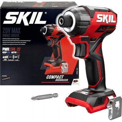 Atornillador De Impacto Skil 20v Bl 3225ca Negro Potente Atornillador De Impacto Skil 20v Bl 3225ca Negro Potente