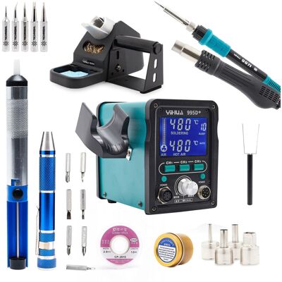 OEM Estación De Soldadura 2 En 1 Yihua 995d+ Kit2 Trenza De 1 Mm OEM Estación De Soldadura 2 En 1 Yihua 995d+ Kit2 Trenza De 1 Mm