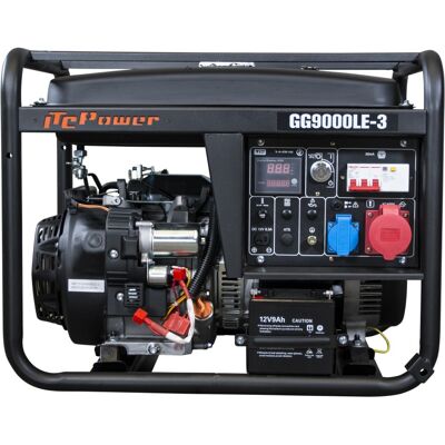 ITC POWER - GG9000LE-3 - 400 V - 7,5 kVA - Generador ITC POWER - GG9000LE-3 - 400 V - 7,5 kVA - Generador