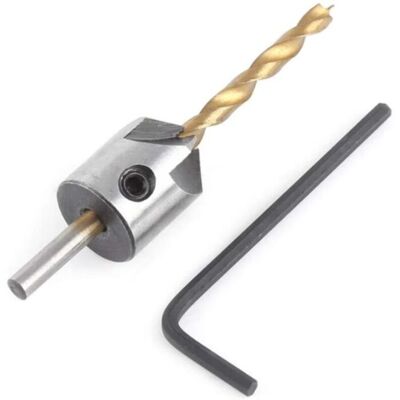 OEM Broca Para Madera De 5 Mm Con Avellanador, Brocas De Alta Velocidad Para Madera De Acero Hss, Avellanador Cónico Para Madera Con Llave Hexagonal, Escariador, Herramienta De Chaflán -crezuo OEM Broca Para Madera De 5 Mm Con Avellanador, Brocas De Alta Velocidad Para Madera De Acero Hss, Avellanador Cónico Para Madera Con Llave Hexagonal, Escariador, Herramienta De Chaflán -crezuo