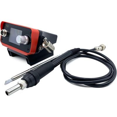 OEM Estación De Soldadura Inalámbrica T12, Compatible Con Batería De Iones De Litio De 20 V Máx., Control Digital De Temperatura, Calentamiento Rápido, Compatible Con Elementos Calefactores T12, 70 W, Par OEM Estación De Soldadura Inalámbrica T12, Compatible Con Batería De Iones De Litio De 20 V Máx., Control Digital De Temperatura, Calentamiento Rápido, Compatible Con Elementos Calefactores T12, 70 W, Par