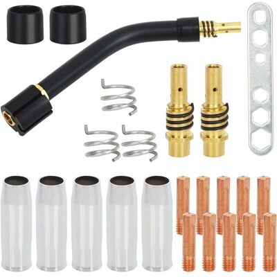 OEM Juego De Fundas Protectoras Para Pistola De Soldadura Con Boquilla De Gas Protegida 15ak: Mb15ak Mig 24pcs 0.8-crezuo OEM Juego De Fundas Protectoras Para Pistola De Soldadura Con Boquilla De Gas Protegida 15ak: Mb15ak Mig 24pcs 0.8-crezuo