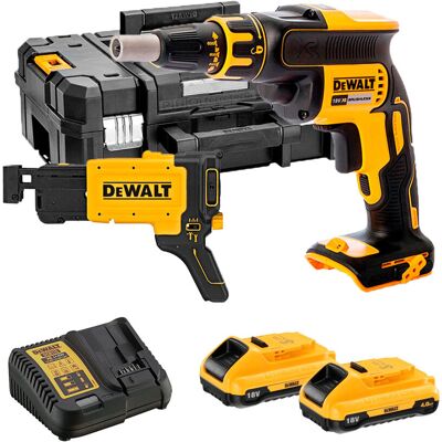 Dewalt DCF620M2K-QW Atornillador inalámbrico - Panel de yeso, XR, 18V, 4Ah Li-Ion Dewalt DCF620M2K-QW Atornillador inalámbrico - Panel de yeso, XR, 18V, 4Ah Li-Ion