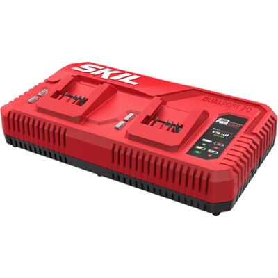 Cargador Rápido Doble Skil 3132aa Para Baterías De Litio De 20 V Cargador Rápido Doble Skil 3132aa Para Baterías De Litio De 20 V
