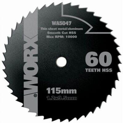 Disco de corte universal Worx Wa5047 - Metal y aluminio Disco de corte universal Worx Wa5047 - Metal y aluminio