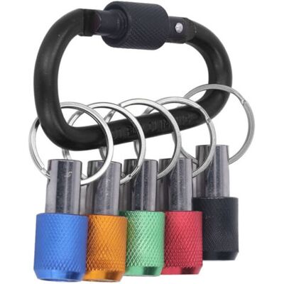 FOCTRO Portador De Herramientas De Bits De Aleación De Aluminio Portátil – Cambio Rápido De Portador De Bits Para Destornilladores – Soporte Para Destornilladores Hexagonales De 1/4" FOCTRO Portador De Herramientas De Bits De Aleación De Aluminio Portátil – Cambio Rápido De Portador De Bits Para Destornilladores – Soporte Para Destornilladores Hexagonales De 1/4"