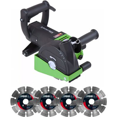 Ranuradora Eibenstock Emf150.1 + Kit + 4 Discos Diamante Ø150/22,3 Ranuradora Eibenstock Emf150.1 + Kit + 4 Discos Diamante Ø150/22,3