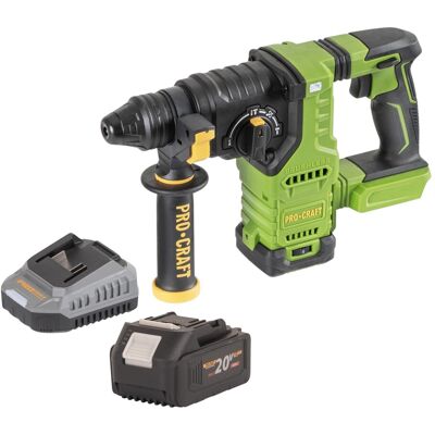 Martillo Perforador A Batería Procraft Pha30bb 20 V 2,8 J Sds Plus Brushless Solo - Sin Batería, Sin Cargador Martillo Perforador A Batería Procraft Pha30bb 20 V 2,8 J Sds Plus Brushless Solo - Sin Batería, Sin Cargador