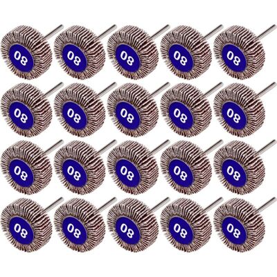 OEM 20 Discos De Láminas Abrasivas, Discos De Lijado De Grano 80 Para Herramientas Rotativas Dremel - Crezuo OEM 20 Discos De Láminas Abrasivas, Discos De Lijado De Grano 80 Para Herramientas Rotativas Dremel - Crezuo