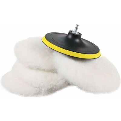OEM 5 Piezas De Bonetes De Pulido De 150 Mm + Disco De Pulido, Esponja De Pulido De Lana, Almohadilla De Pulido, Almohadillas De Pulido Con Adaptador De Taladro M14 Para Pulidora. OEM 5 Piezas De Bonetes De Pulido De 150 Mm + Disco De Pulido, Esponja De Pulido De Lana, Almohadilla De Pulido, Almohadillas De Pulido Con Adaptador De Taladro M14 Para Pulidora.