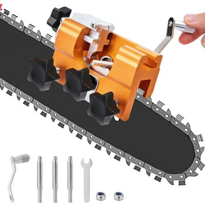 Zvd - Afilador De Motosierras Portátil: Juego De Herramientas De Afilado Rápido Para Todo Tipo De Motosierras Zvd - Afilador De Motosierras Portátil: Juego De Herramientas De Afilado Rápido Para Todo Tipo De Motosierras