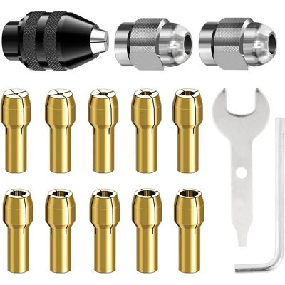 OEM Juego De 15 Piezas Para Portabrocas Dremel, Accesorios Para Herramientas Rotativas OEM Juego De 15 Piezas Para Portabrocas Dremel, Accesorios Para Herramientas Rotativas