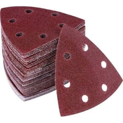 OEM Paquete De 100 Triángulos Abrasivos - 6 Agujeros - 90 X 90 X 90 Mm Para Lijadora Delta - Láminas Abrasivas Triangulares - Lijado Y Pulido (320)---crezuo OEM Paquete De 100 Triángulos Abrasivos - 6 Agujeros - 90 X 90 X 90 Mm Para Lijadora Delta - Láminas Abrasivas Triangulares - Lijado Y Pulido (320)---crezuo
