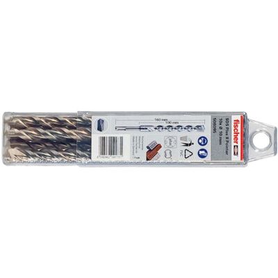 Fischer 10x Broca Para Martillo Sds Plus Ii Pointer 8/100/160 Qp - 531862 Fischer 10x Broca Para Martillo Sds Plus Ii Pointer 8/100/160 Qp - 531862