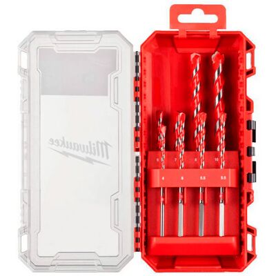 COCO Broca Milwaukee Tct Concrete Drill Bit Set 8 Piezas Carburo Tungsteno COCO Broca Milwaukee Tct Concrete Drill Bit Set 8 Piezas Carburo Tungsteno