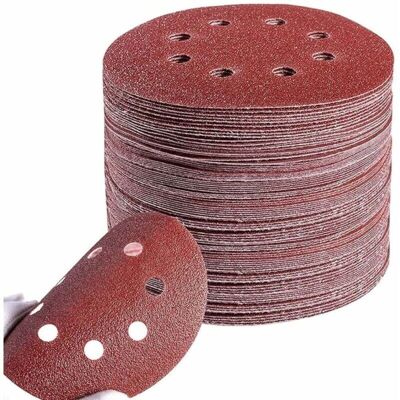 OEM Paquete De 100 Discos De Lijado, Papel Abrasivo De 125 Mm, 8 Agujeros, Lijado Circular, Grano P60/80/100/120/240, Disco Abrasivo Para Lijadoras Orbitales Aleatorias, Lijado, Pulido, Eliminación De Óxi OEM Paquete De 100 Discos De Lijado, Papel Abrasivo De 125 Mm, 8 Agujeros, Lijado Circular, Grano P60/80/100/120/240, Disco Abrasivo Para Lijadoras Orbitales Aleatorias, Lijado, Pulido, Eliminación De Óxi
