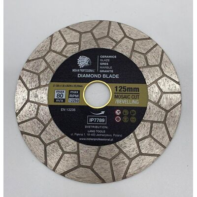 COCO Tarcza Diamentowa 125mm X 2,0mm X 22,2mm Mosaic Cut /indian Professional COCO Tarcza Diamentowa 125mm X 2,0mm X 22,2mm Mosaic Cut /indian Professional