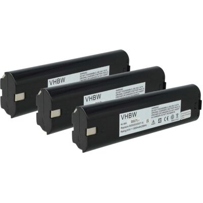 vhbw Pack de Baterías Makita - 3x NiMH 3000mAh - Batería compatible para herramientas eléctricas vhbw Pack de Baterías Makita - 3x NiMH 3000mAh - Batería compatible para herramientas eléctricas