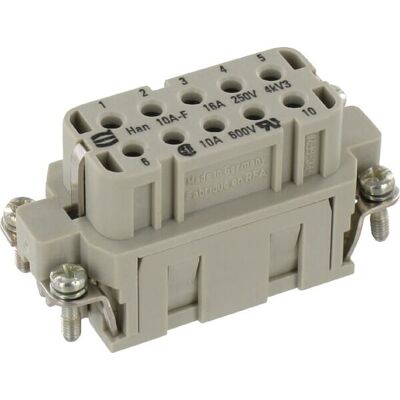 Inserto Hembra A 10p Harting 09200103101 Inserto Hembra A 10p Harting 09200103101