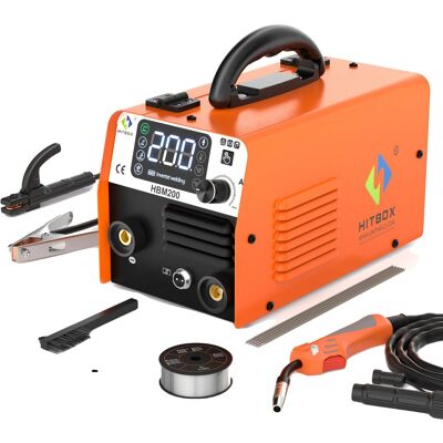 OEM Soldadora Mig, Funcionalidad 3 En 1, Alimentación Automática De Alambre, Hbm200 OEM Soldadora Mig, Funcionalidad 3 En 1, Alimentación Automática De Alambre, Hbm200