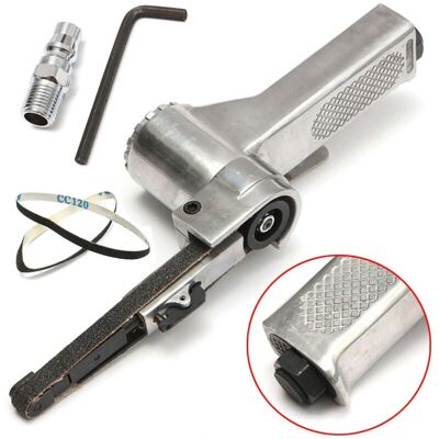 OEM Lijadora De Banda Neumática De 3/8", Amoladora Angular Con Bandas Abrasivas Para Compresor, Juego De Herramientas Neumáticas OEM Lijadora De Banda Neumática De 3/8", Amoladora Angular Con Bandas Abrasivas Para Compresor, Juego De Herramientas Neumáticas
