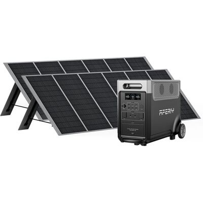 OEM Estación De Energía Portátil - Aferiy - P310 - 3600w - 3840wh Lifepo4 - 2x 400w Paneles OEM Estación De Energía Portátil - Aferiy - P310 - 3600w - 3840wh Lifepo4 - 2x 400w Paneles