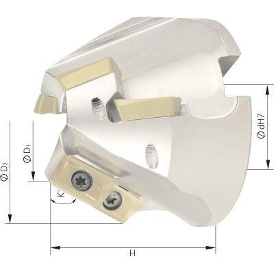 OEM Cambio De Fresa 15 G. W.ik. D 35 Mm Para Apkt16 OEM Cambio De Fresa 15 G. W.ik. D 35 Mm Para Apkt16