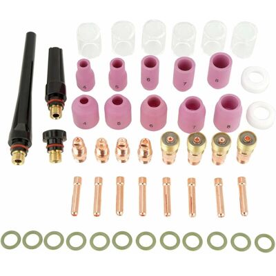AHLSEN - Kit TIG - Lente de gas - Accesorios de soldadura AHLSEN - Kit TIG - Lente de gas - Accesorios de soldadura