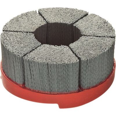 Lessmann - Modelo HFB Ø 125 mm Cepillo plano con grano de carburo de silicio 120 - Cepillo Lessmann - Modelo HFB Ø 125 mm Cepillo plano con grano de carburo de silicio 120 - Cepillo