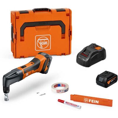 Fein Akku-knabber Hasta 1,6 Mm Ablk 18 1.6 E As Set / 2x 5,0 Ah Akku + Ladegerät - 71321164000 Fein Akku-knabber Hasta 1,6 Mm Ablk 18 1.6 E As Set / 2x 5,0 Ah Akku + Ladegerät - 71321164000