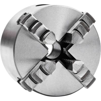 Vidaxl - Mandril De Torno Autocentrante De 4 Mordazas 80 Mm Acero Vidaxl - Mandril De Torno Autocentrante De 4 Mordazas 80 Mm Acero