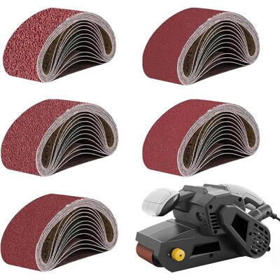 OEM 20 Lijas De Banda De 75x457 Mm. Papel Abrasivo Para Lijadora. 4 Lijas De Cada Grano: 80, 120, 180, 240 Y 320. Adecuadas Para Lijar, Afilar Y Eliminar Óxido. OEM 20 Lijas De Banda De 75x457 Mm. Papel Abrasivo Para Lijadora. 4 Lijas De Cada Grano: 80, 120, 180, 240 Y 320. Adecuadas Para Lijar, Afilar Y Eliminar Óxido.