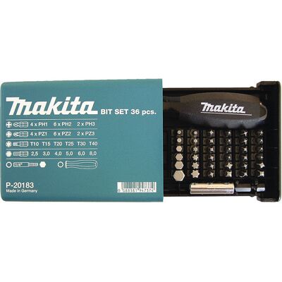 Juego De Puntas De 38 Piezas P-20183 Makita Juego De Puntas De 38 Piezas P-20183 Makita