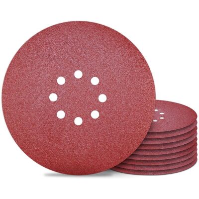 OEM Disco De Lijado De 225 Mm, Papel Abrasivo De 8 Agujeros, Grano 80, Para Lijadora De Pared, Paquete De 10 Unidades -crezuo OEM Disco De Lijado De 225 Mm, Papel Abrasivo De 8 Agujeros, Grano 80, Para Lijadora De Pared, Paquete De 10 Unidades -crezuo