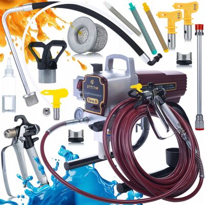 OEM Zenthril Unidad De Pintura Zenthril Force A 1500w 20mpa 0.019'', 1.8l/min, Serie Easyperformance + 2x Boquilla 513, 519 + 3x Filtro 30, 60, 100 OEM Zenthril Unidad De Pintura Zenthril Force A 1500w 20mpa 0.019'', 1.8l/min, Serie Easyperformance + 2x Boquilla 513, 519 + 3x Filtro 30, 60, 100