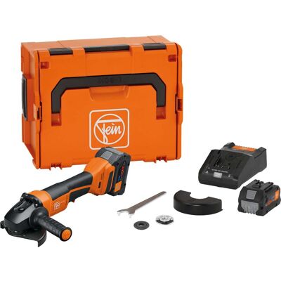 Amoladora Angular A Batería Fein Ø 125 Mm Ccg 18-125-12 Pd As Set Procore / 2x 8,0 Ah Procore + Cargador En Maleta - 71221862000 Amoladora Angular A Batería Fein Ø 125 Mm Ccg 18-125-12 Pd As Set Procore / 2x 8,0 Ah Procore + Cargador En Maleta - 71221862000