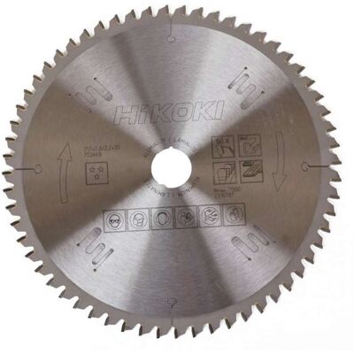 Hikoki 752469 - Disco para sierra circular 255x30mm Z60 - Para aluminio Hikoki 752469 - Disco para sierra circular 255x30mm Z60 - Para aluminio